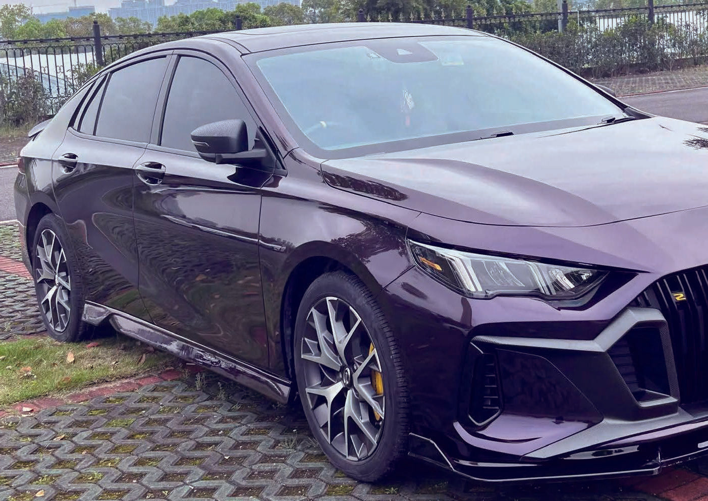 TPU PPF - Bright Black Charm Purple