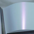 White Iridescent Red