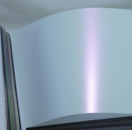 White Iridescent Red