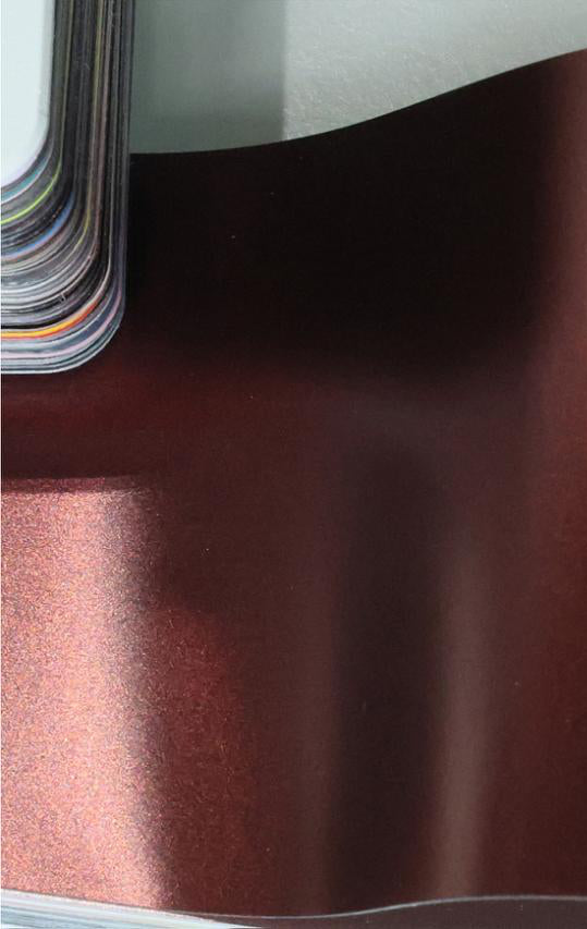 Matte Metallic Russet Red