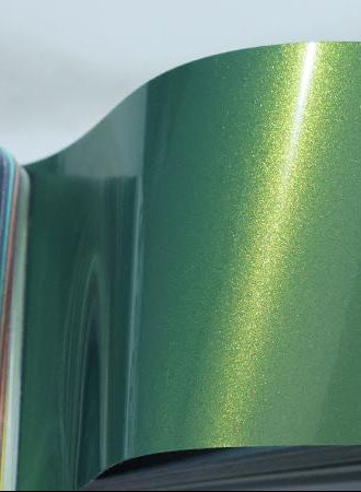 Iridescent Emerald Green