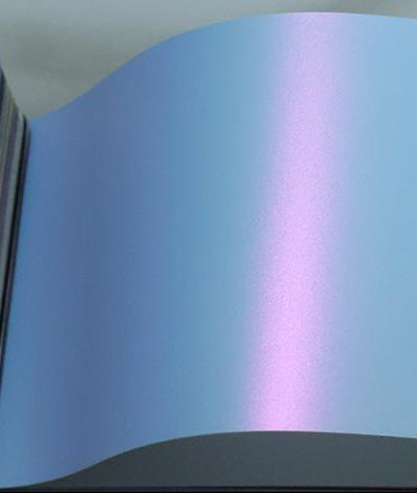 Satin Vivid Iridescent Blue